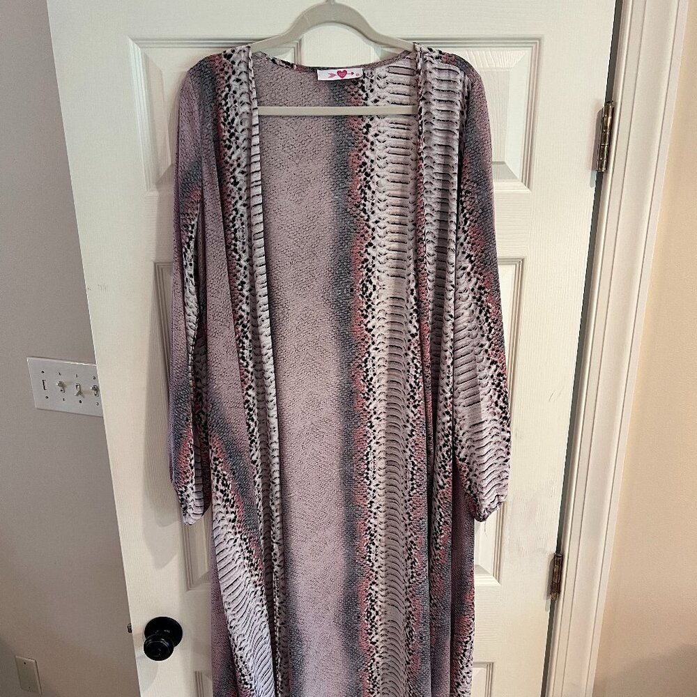 BUDDY LOVE Snake Print Duster (Sm/Med)